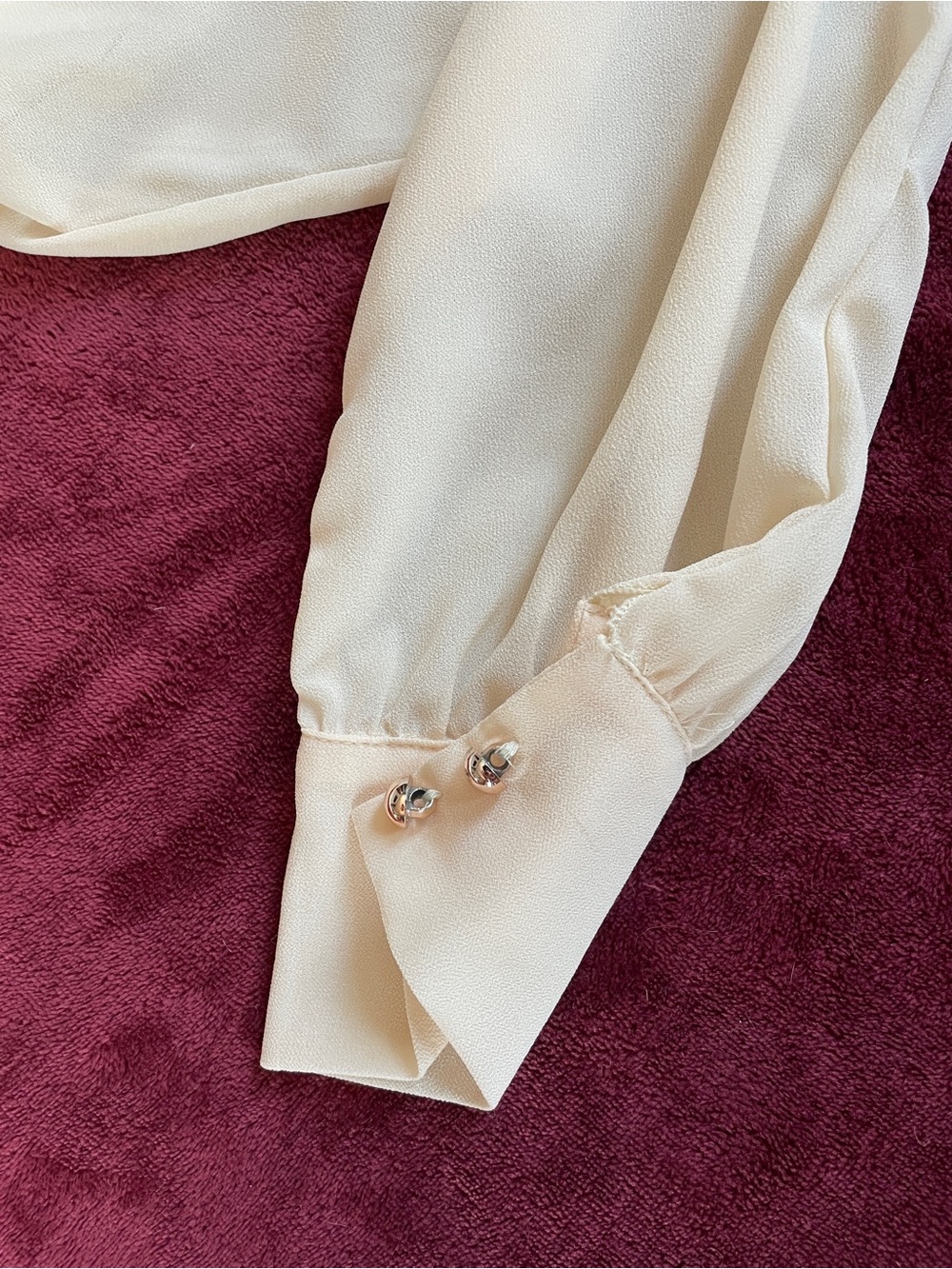 Kalo Moda Cream White Dress, S/M - Picture 5 of 7